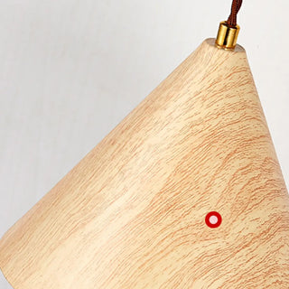 Nordic Swing Arm Adjustable Iron Wood Color Wall Light Image - 10