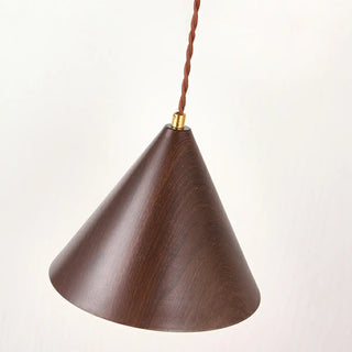 Nordic Swing Arm Adjustable Iron Wood Color Wall Light Image - 11