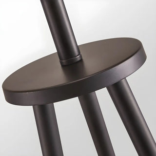 Beige Rattan Barrel Shade Modern Tripod Floor Lamp Zawala Image - 13