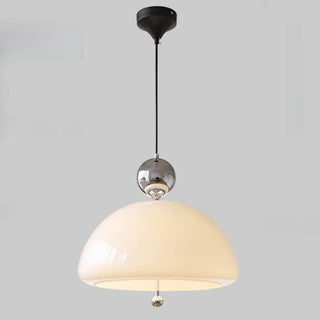 ZOWALA - Nordic Red White Glass Mushroom Chandelier Image - 11
