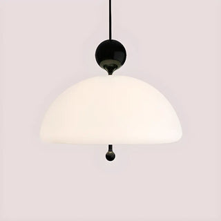 ZOWALA - Nordic Red White Glass Mushroom Chandelier Image - 8