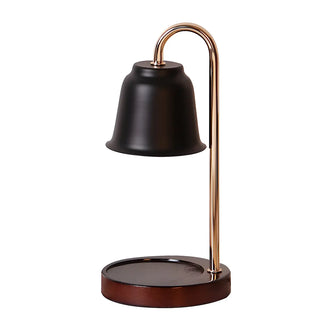 Nordic Fashion Golden Bell Shade Wooden Base Table Lamp Zawala Image - 18