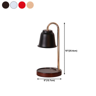 Nordic Fashion Golden Bell Shade Wooden Base Table Lamp Zawala #size