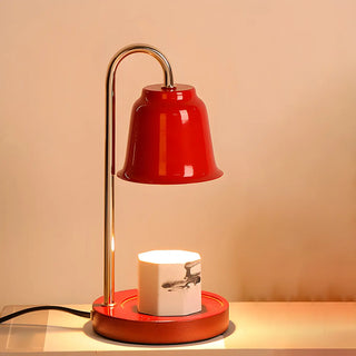 Nordic Fashion Golden Bell Shade Wooden Base Table Lamp Zawala Image - 9