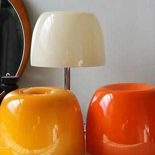 Nordic Simple Macaron Dome Glass Shade Metal Table Lamp Zawala Image - 10