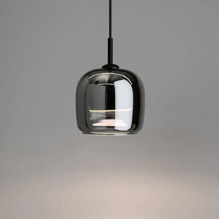 ZOWALA - Nordic Style Jar Glass Dining Room Black Pendant Light Image - 10