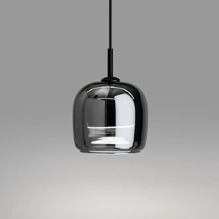 ZOWALA - Nordic Style Jar Glass Dining Room Black Pendant Light Image - 11