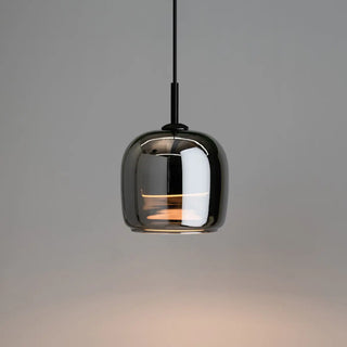 ZOWALA - Nordic Style Jar Glass Dining Room Black Pendant Light Image - 9
