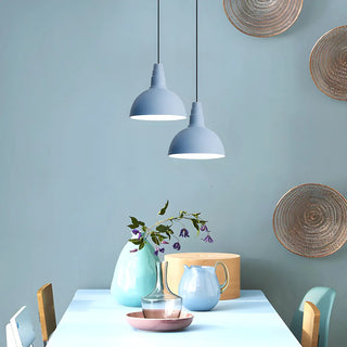 Nordic Multi-Color Mini Dome Dining Room Pendant Light Zawala Image - 2