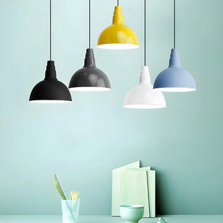 Nordic Multi-Color Mini Dome Dining Room Pendant Light Zawala Image - 3