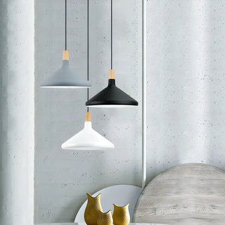 aaaZOWALA - Modern Nordic Conical Dining Room Pendant Light Set Image - 5