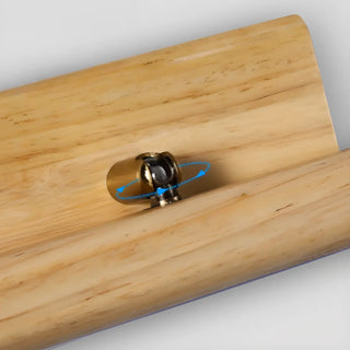 ZOWALA - Modern Wood Linear LED Bathroom Vanity Mirror Light Image - 14