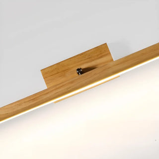 ZOWALA - Modern Wood Linear LED Bathroom Vanity Mirror Light Image - 17