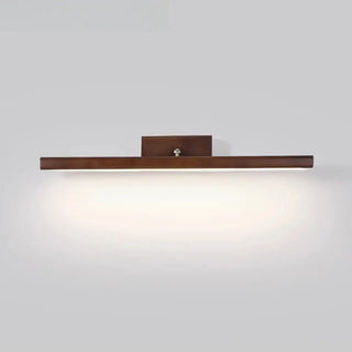 ZOWALA - Modern Wood Linear LED Bathroom Vanity Mirror Light Image - 6