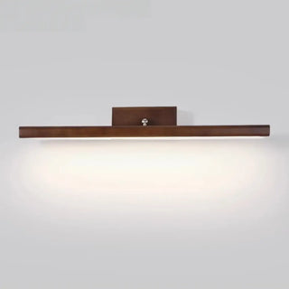 ZOWALA - Modern Wood Linear LED Bathroom Vanity Mirror Light Image - 7