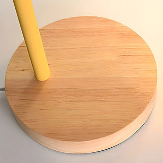 Simple Bell Shape Shade Wooden Base Modern Table Lamp Zawala Image - 16