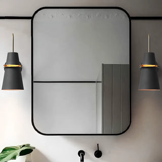 Modern White and Gold Vanity Wall Sconce Light Zawala Image - 2
