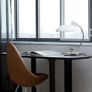 ZOWALA - Modern Metal Table Light White Image - 8