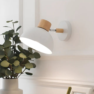 Simple Geometric Cone Downlight Small Wall Light Blue Zawala Image - 2