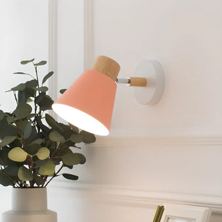 Simple Geometric Cone Downlight Small Wall Light Blue Zawala Image - 4