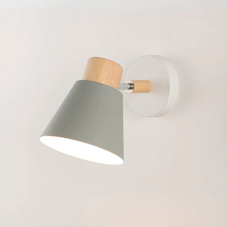 Simple Geometric Cone Downlight Small Wall Light Blue Zawala Image - 9