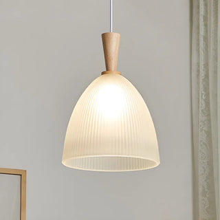 ZOWALA - Modern Nordic Dining Room Clear Glass Dome Pendant Light Image - 4