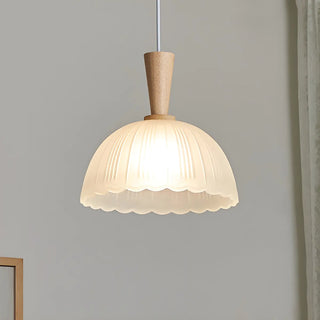 ZOWALA - Modern Nordic Dining Room Clear Glass Dome Pendant Light Image - 5
