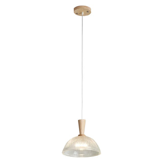 ZOWALA - Modern Nordic Dining Room Clear Glass Dome Pendant Light Image - 7