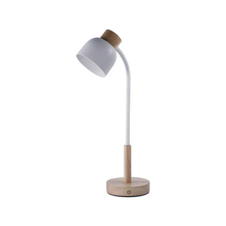 Minimalist White Bowl Shape Shade Metal Table Lamp Zawala Image - 14