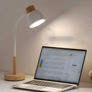 Minimalist White Bowl Shape Shade Metal Table Lamp Zawala Image - 2