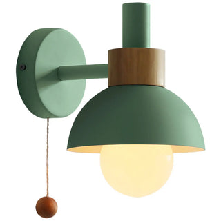 ZOWALA - Nordic Style Wood Vanity Wall Light Fixture Image - 14