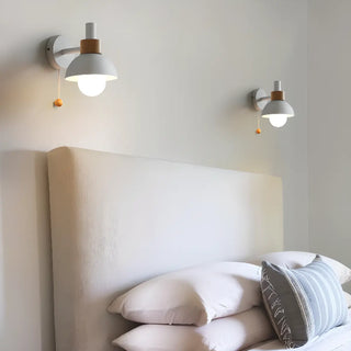 ZOWALA - Nordic Style Wood Vanity Wall Light Fixture Image - 15