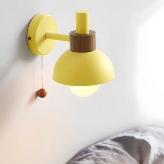 ZOWALA - Nordic Style Wood Vanity Wall Light Fixture Image - 3