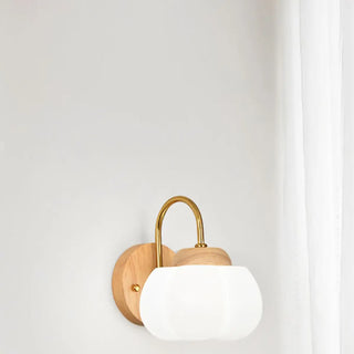 Nordic Wooden Adjustable Bedside Wall Lamp Sconce Zawala Image - 11