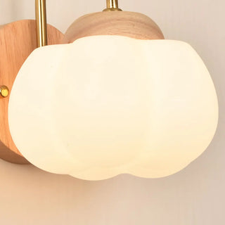Nordic Wooden Adjustable Bedside Wall Lamp Sconce Zawala Image - 12