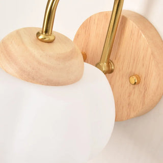 Nordic Wooden Adjustable Bedside Wall Lamp Sconce Zawala Image - 13