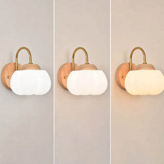 Nordic Wooden Adjustable Bedside Wall Lamp Sconce Zawala Image - 5