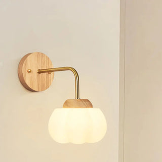 Nordic Wooden Adjustable Bedside Wall Lamp Sconce Zawala Image - 6