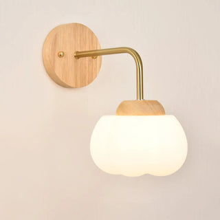 Nordic Wooden Adjustable Bedside Wall Lamp Sconce Zawala Image - 7