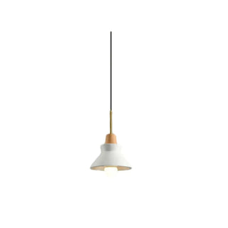 Ultra Modern Wood Resin Geometric Pendant Light Zawala Image - 10