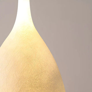 White Modern Sculptural Resin Tank Out Floor Lamp Zawala Image - 11