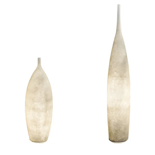 White Modern Sculptural Resin Tank Out Floor Lamp Zawala Image - 21