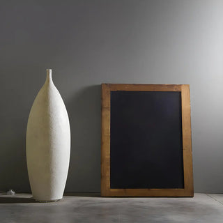 White Modern Sculptural Resin Tank Out Floor Lamp Zawala Image - 4