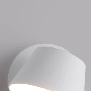 Orange Rotatable Geometric Bedside LED Wall Sconce Zawala Image - 12