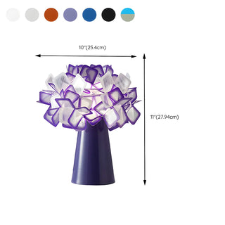 Artistic Flowerpot Shape Creative Atmosphere Table Lamp Zawala #size