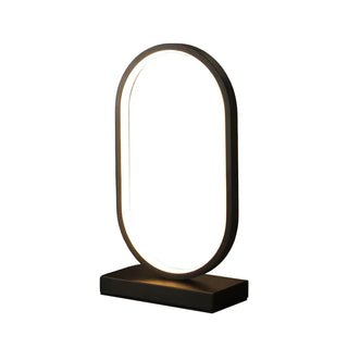 Creative Black Oval Frame Deer Accent LED Table Lamp Zawala Image - 16