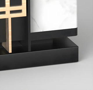 Elegant Chinese Pattern Square Metal Outdoor Lamp Zawala Image - 12