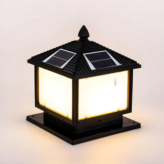 ZOWALA - Solar Oriental Metal Outdoor Lamp Image - 10
