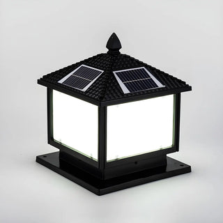 ZOWALA - Solar Oriental Metal Outdoor Lamp Image - 11