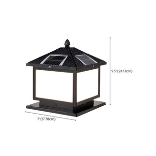 ZOWALA - Solar Oriental Metal Outdoor Lamp Image - 20